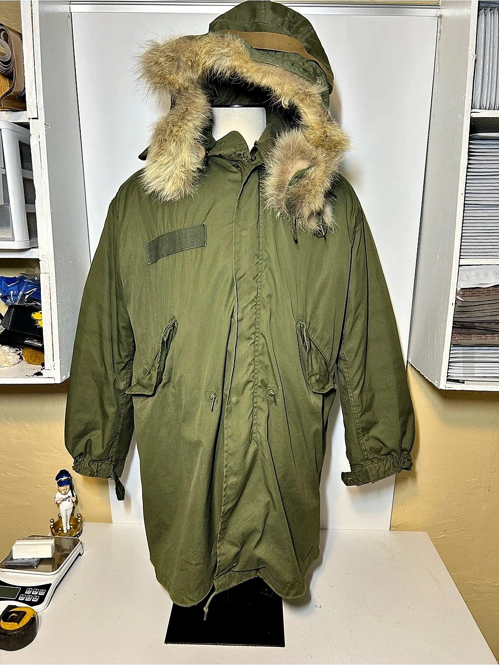 US Military M-65 Parka Military Field Parka Small Green